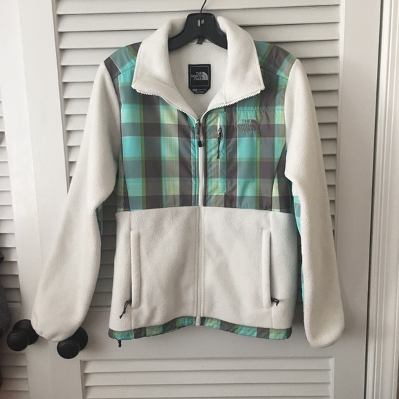 Womens Plaid North Face Denali Fleece 